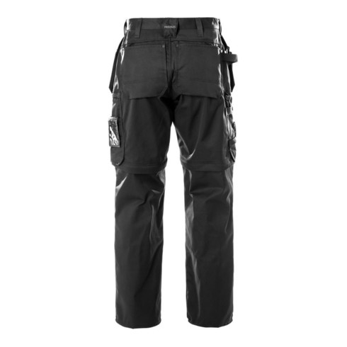 Fristads Handwerker Zip off Hose 242 PS25 Schwarz (Herren)