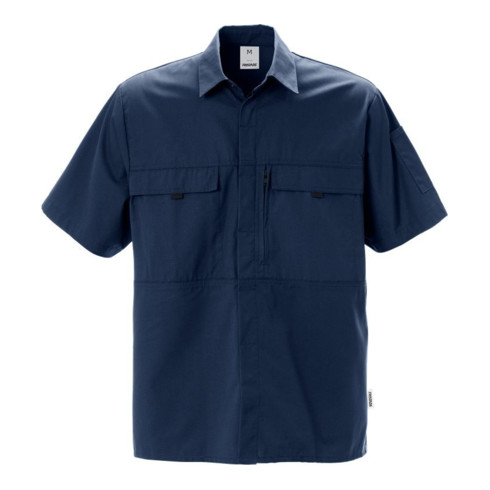 Fristads Hemd Kurzarm 733 SB Dunkelblau (Herren)