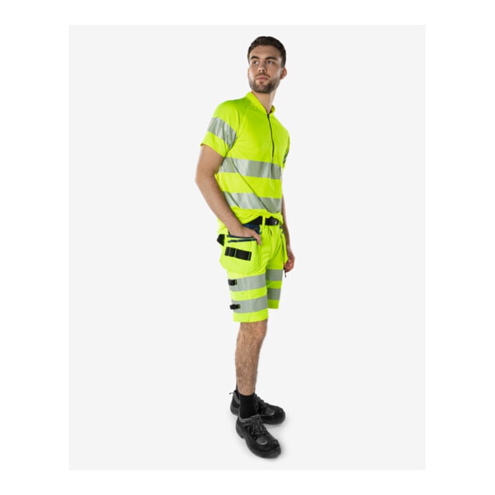 Fristads High Vis Green Handwerker Stretch-Shorts Kl. 2 2646 GSTP