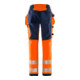 Fristads High Vis Green Handwerker Stretchhose Damen Kl. 2 2664 GSTP Größe 34 Warnschutz-Orange/Marine-2