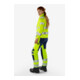 Fristads High Vis Green Handwerker Stretchhose Damen Kl. 2 2664 GSTP Größe 34 Warnschutz-Orange/Marine-5