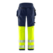 Fristads High Vis Green Handwerker Stretchhose Kl. 1 2643 GSTP Größe C52 Warnschutz-Gelb/Marine-4