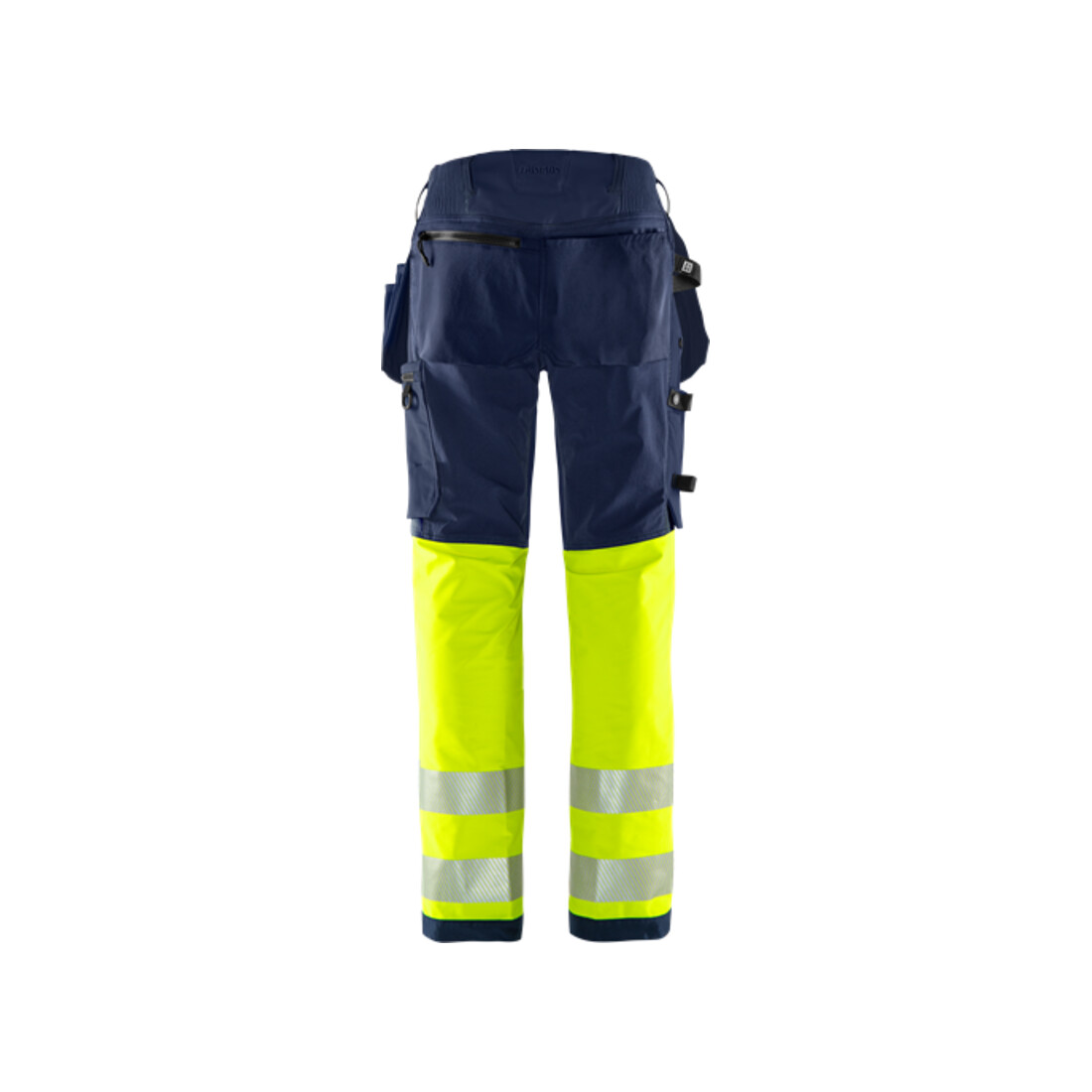 Fristads High Vis Green Handwerker Stretchhose Kl. 1 2643 GSTP Größe C52 Warnschutz-Gelb/Marine