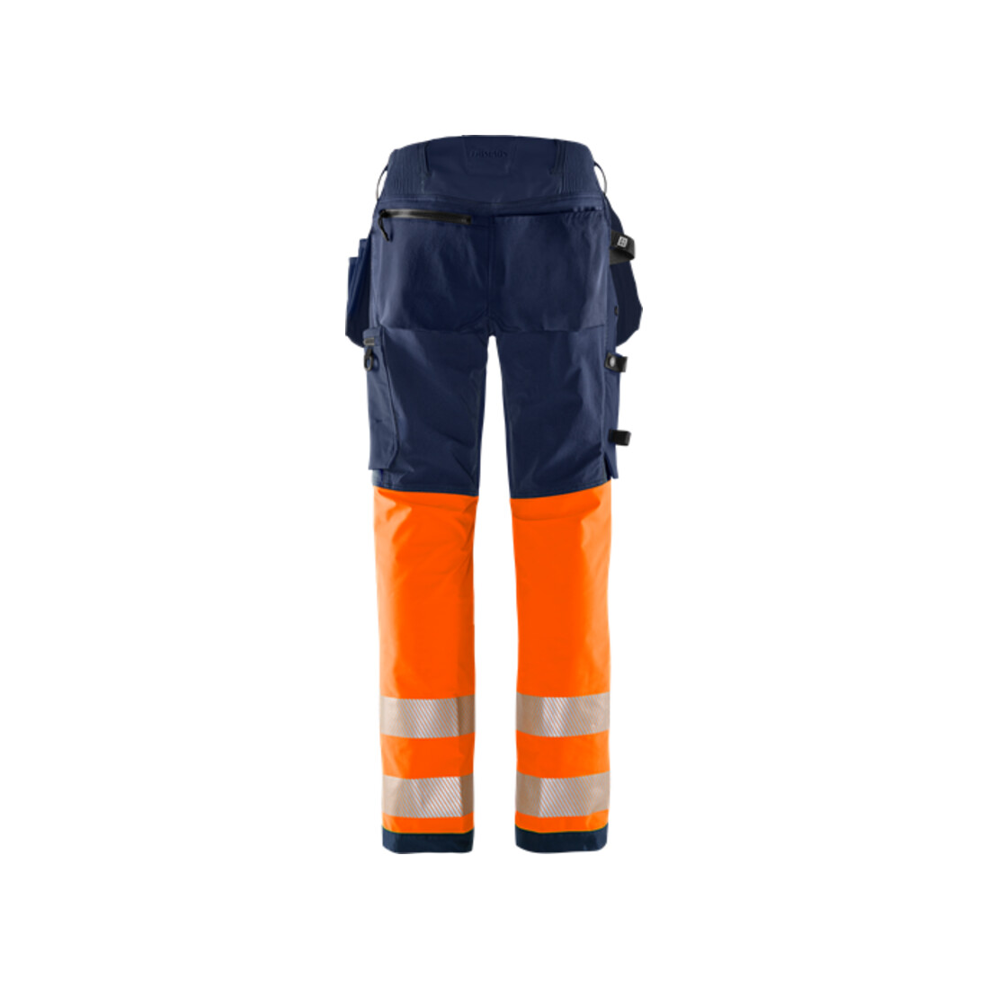 Fristads High Vis Green Handwerker Stretchhose Kl. 1 2643 GSTP Größe D112 Warnschutz-Orange/Marine
