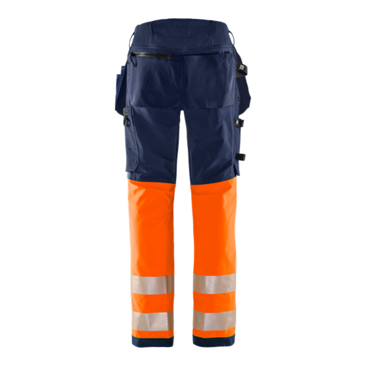 Fristads High Vis Green Handwerker Stretchhose Kl. 1 2643 GSTP