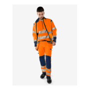 Fristads High Vis Green Handwerker Stretchhose Kl. 2 2644 GSTP Größe C148 Warnschutz-Orange/Marine-2