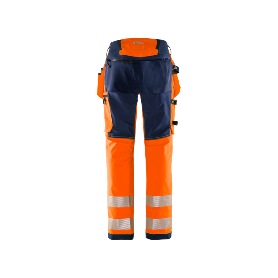 Fristads High Vis Green Handwerker Stretchhose Kl. 2 2644 GSTP Größe C148 Warnschutz-Orange/Marine