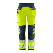 Fristads High Vis Green Handwerker Stretchhose Kl. 2 2644 GSTP Größe D84 Warnschutz-Gelb/Marine-1