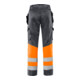 Fristads High Vis Green Handwerkerhose Kl. 1 2640 GPLU Größe C52 Warnschutz-Orange/Grau-3