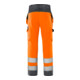 Fristads High Vis Green Handwerkerhose Kl. 2 2641 GPLU Größe D84 Warnschutz-Orange/Grau-2