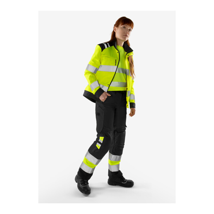 Fristads High Vis Green Hose Damen Kl. 1 2652 GPLU