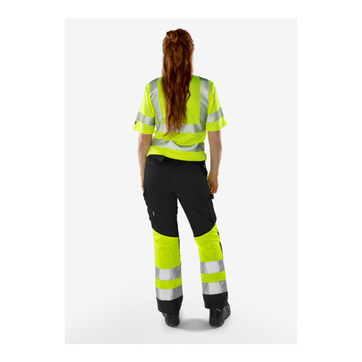 Fristads High Vis Green Hose Damen Kl. 1 2652 GPLU