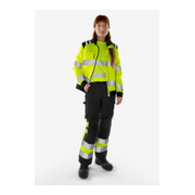 Fristads High Vis Green Hose Damen Kl. 1 2652 GPLU Größe 48 Warnschutz-Orange/Grau-5