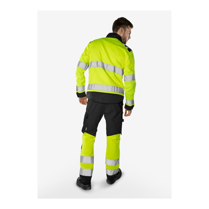 Fristads High Vis Green Hose Kl. 1 2649 GPLU