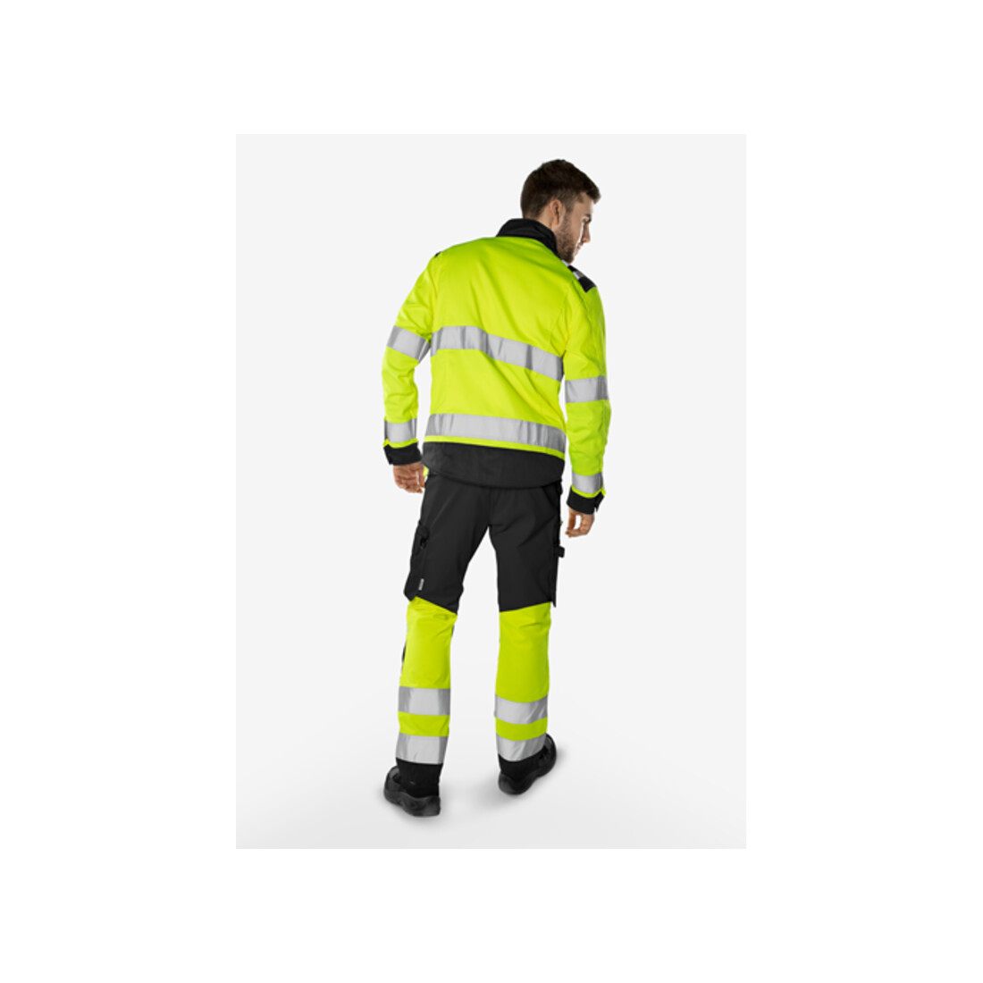 Fristads High Vis Green Hose Kl. 1 2649 GPLU Größe C156 Warnschutz-Orange/Marine