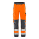 Fristads High Vis Green Hose Kl. 2 2651 GPLU Größe C66 Warnschutz-Orange/Grau-1