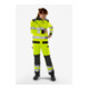 Fristads High Vis Green Jacke Damen Kl. 3 4068 GPLU Größe XL Warnschutz-Orange/Grau