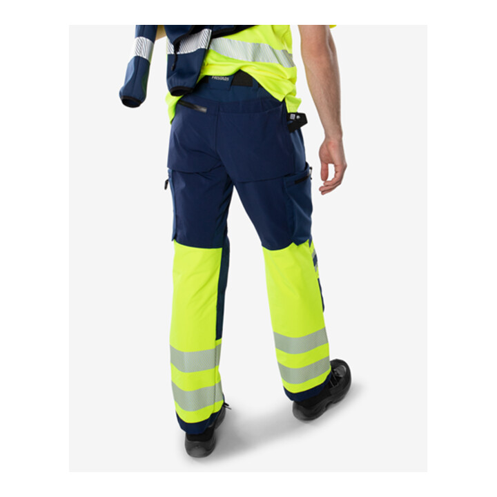 Fristads High Vis Green Stretchhose Kl. 1 2647 GSTP