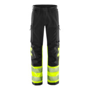 Fristads High Vis Green Stretchhose Kl. 1 2647 GSTP Größe C66 Warnschutz-Gelb/Schwarz-1