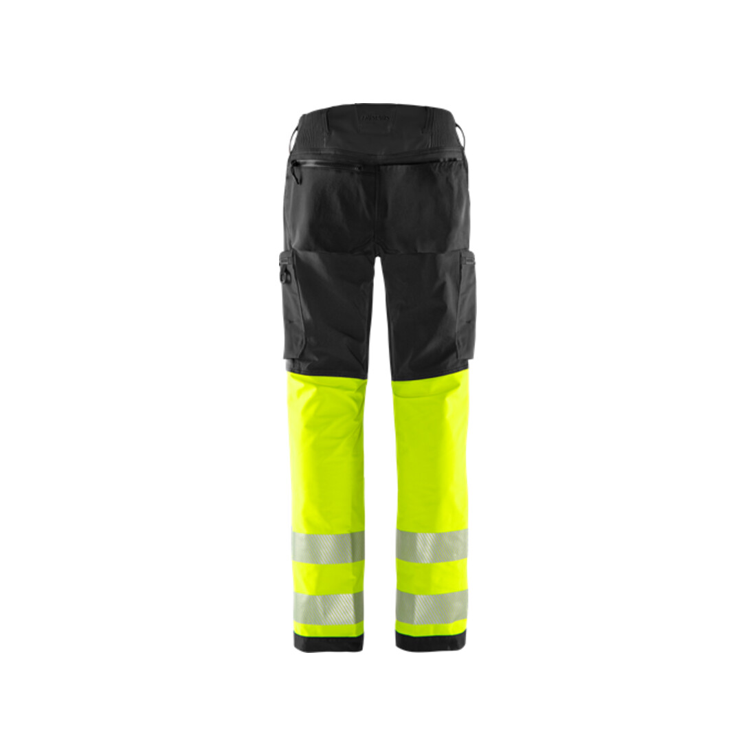 Fristads High Vis Green Stretchhose Kl. 1 2647 GSTP Größe C66 Warnschutz-Gelb/Schwarz