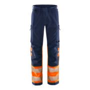 Fristads High Vis Green Stretchhose Kl. 1 2647 GSTP Größe D112 Warnschutz-Orange/Marine-1