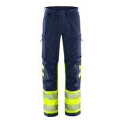 Fristads High Vis Green Stretchhose Kl. 1 2647 GSTP Größe D92 Warnschutz-Gelb/Marine-1