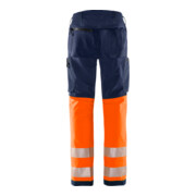 Fristads High Vis Green Stretchhose Kl. 1 2647 GSTP Größe D92 Warnschutz-Orange/Marine-2