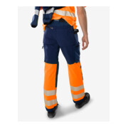 Fristads High Vis Green Stretchhose Kl. 1 2647 GSTP Größe D92 Warnschutz-Orange/Marine-4