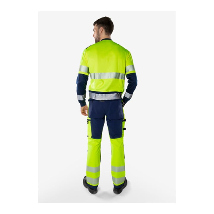 Fristads High Vis Green Stretchhose Kl. 2 2645 GSTP