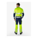 Fristads High Vis Green Stretchhose Kl. 2 2645 GSTP Größe C54 Warnschutz-Gelb/Marine-4