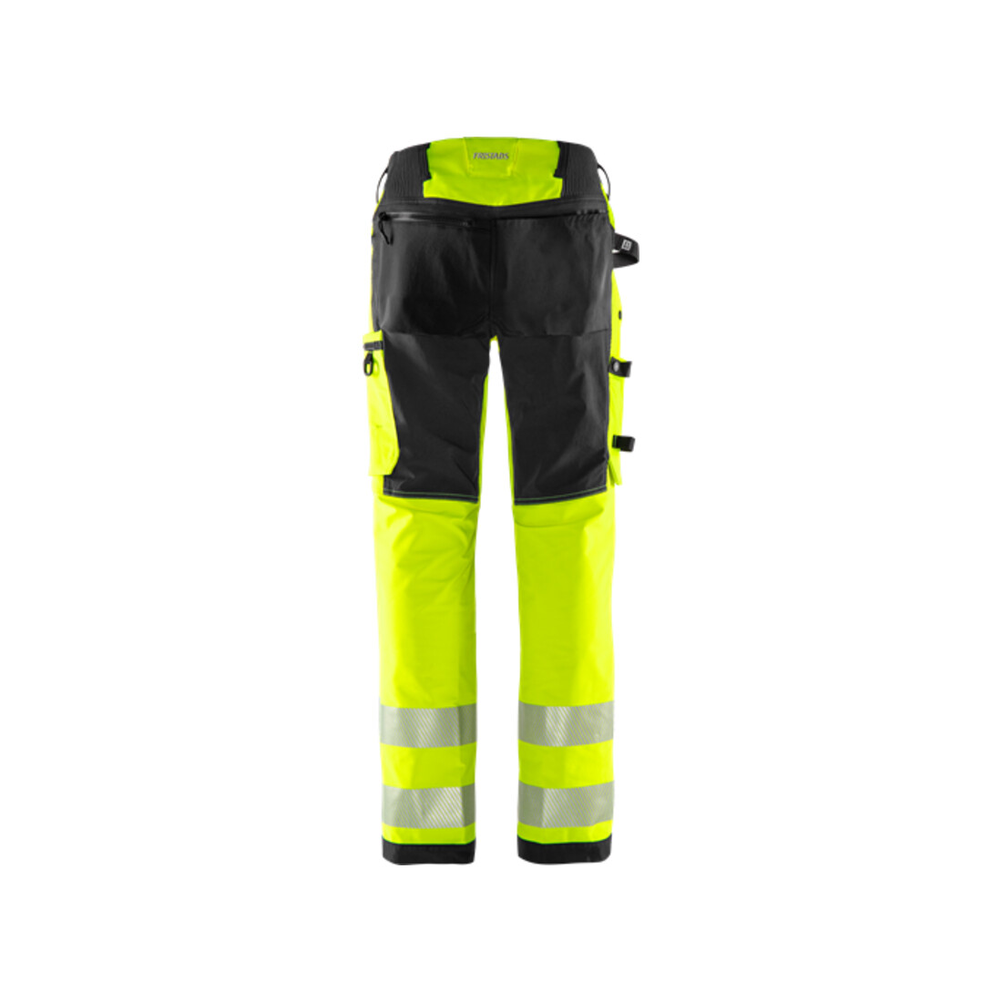 Fristads High Vis Green Stretchhose Kl. 2 2645 GSTP Größe D100 Warnschutz-Gelb/Schwarz