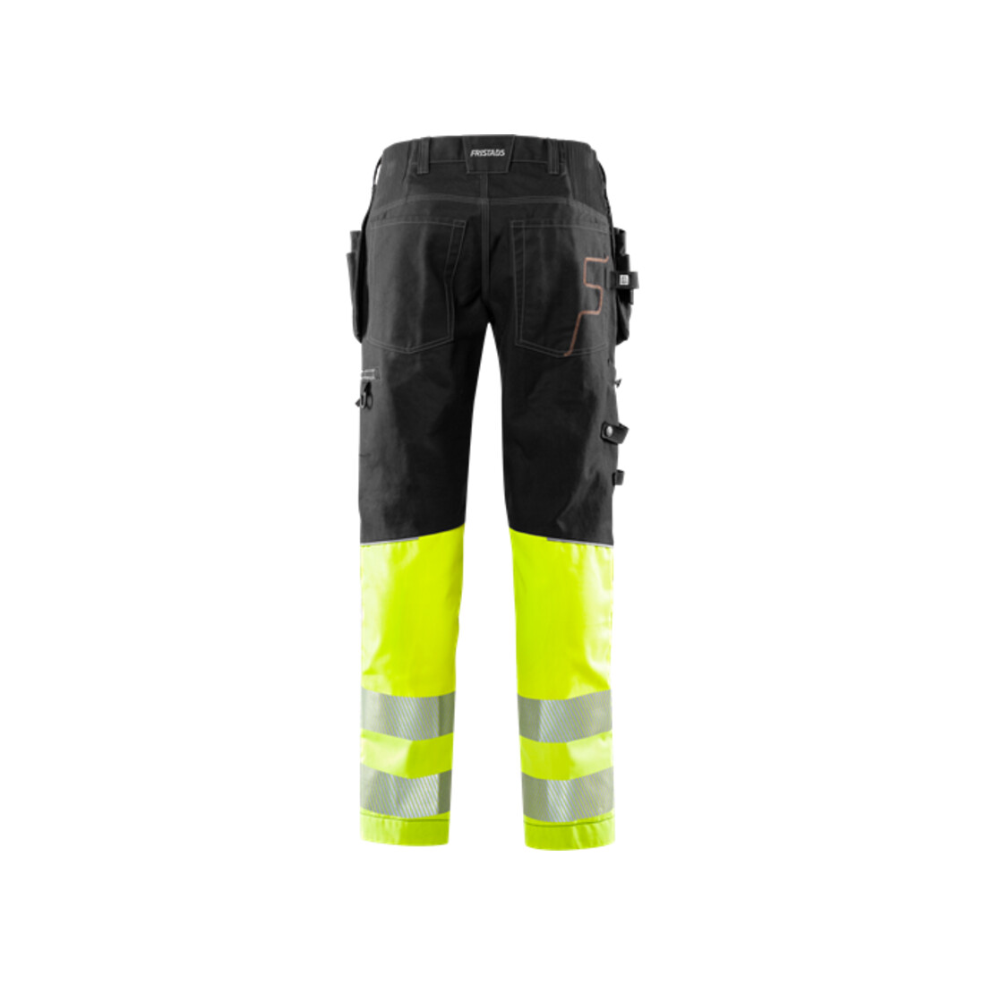 Fristads High Vis Handwerker Stretch-Hose Kl.1 2608 FASG Größe C150 Warnschutz-Gelb/Schwarz