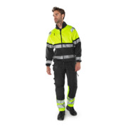 Fristads High Vis Handwerker Stretch-Hose Kl.1 2608 FASG Größe C156 Warnschutz-Gelb/Schwarz-2