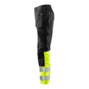 Fristads High Vis Handwerker Stretch-Hose Kl.1 2608 FASG Größe C156 Warnschutz-Gelb/Schwarz-4