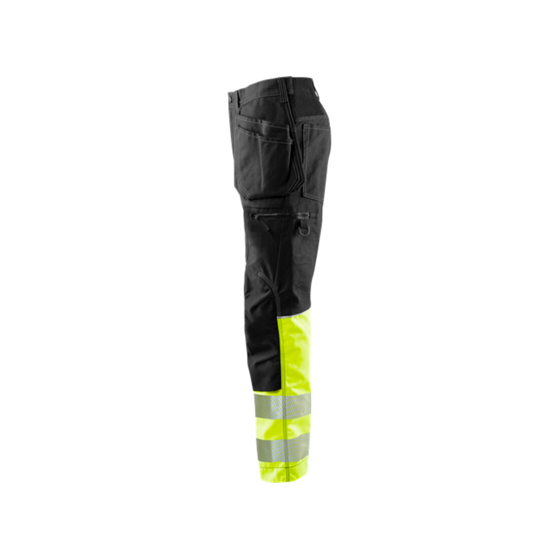 Fristads High Vis Handwerker Stretch-Hose Kl.1 2608 FASG Größe D104 Warnschutz-Gelb/Schwarz