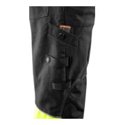 Fristads High Vis Handwerker Stretch-Hose Kl.1 2608 FASG Größe D104 Warnschutz-Gelb/Schwarz-4