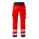 Fristads High Vis Handwerker Stretch-Hose Kl. 2 2707 PLU Größe D120 Warnschutz-Rot/Schwarz-3
