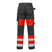 Fristads High Vis Handwerkerhose Damen Kl. 1 2129 PLU Rot (Damen)-3