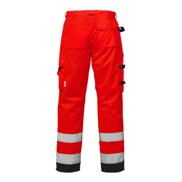 Fristads High Vis Handwerkerhose Kl. 2 2025 PLU Rot (Herren)
