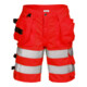 Fristads High Vis Handwerkershorts Kl. 2 2028 PLU Rot (Herren)-1