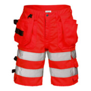 Fristads High Vis Handwerkershorts Kl. 2 2028 PLU Rot (Herren)-1