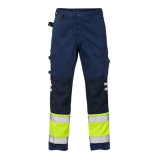Fristads High Vis Hose Kl. 1 2032 PLU Dunkelblau (Herren)