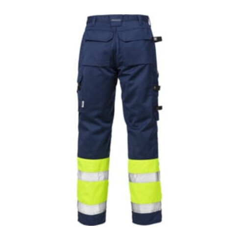 Fristads High Vis Hose Kl. 1 2032 PLU Dunkelblau (Herren)
