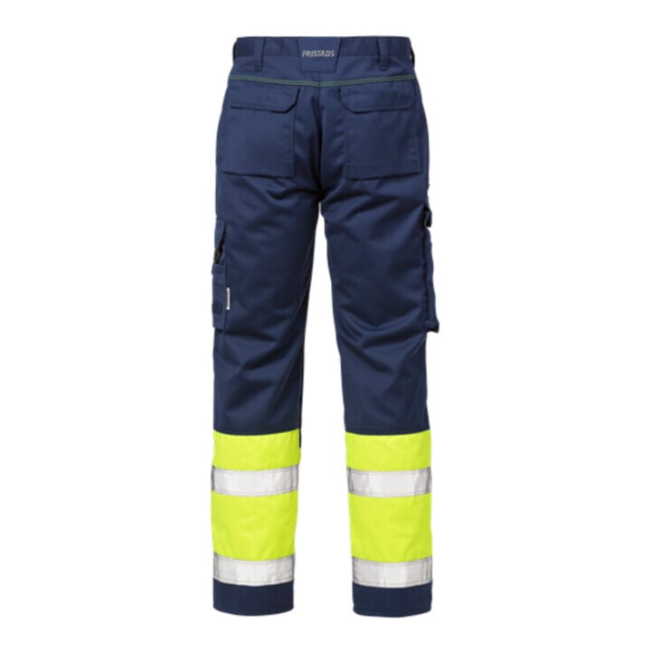 Fristads High Vis Hose Kl. 1 213 PLU Dunkelblau (Herren)
