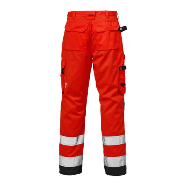 Fristads High Vis Hose Kl. 2 2026 PLU Rot (Herren)