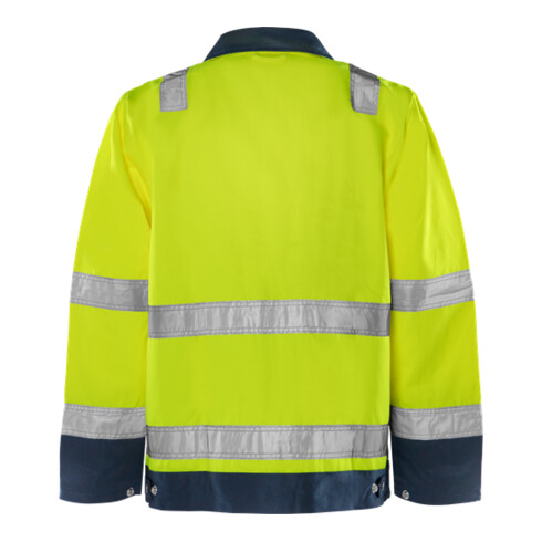 Fristads High Vis Jacke Kl. 3 4794 TH Größe L Warnschutz-Gelb/Marine