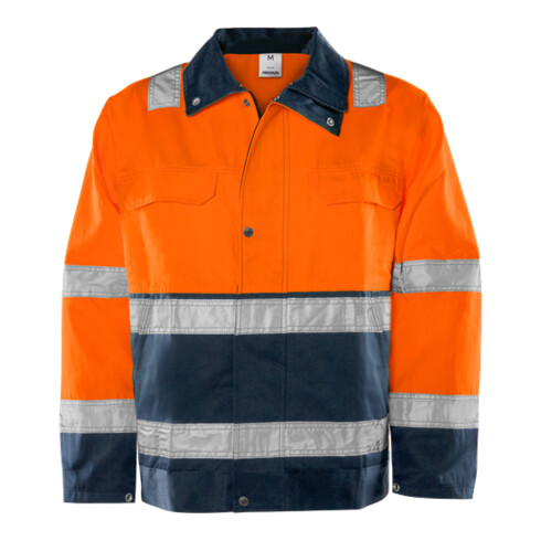 Fristads High Vis Jacke Kl. 3 4794 TH Größe L Warnschutz-Orange/Marine