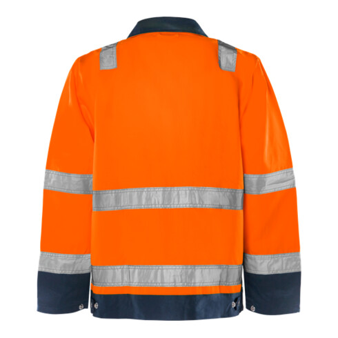Fristads High Vis Jacke Kl. 3 4794 TH Größe L Warnschutz-Orange/Marine