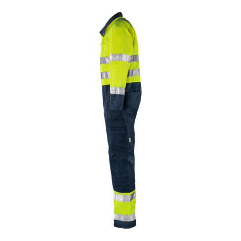 Fristads High Vis Overall Kl. 3 8601 TH Größe L Warnschutz-Gelb/Marine