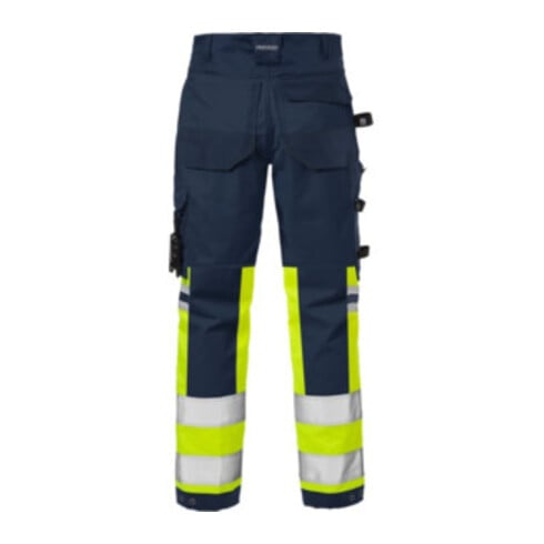 Fristads High Vis Stretch-Hose Kl. 1 2615 PLUS Dunkelblau (Herren)